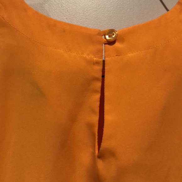 Vintage Marguerite Li Silk Gold Blouse - Picture 3 of 5